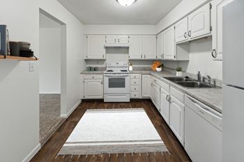 Kitchen with White Cabinetry